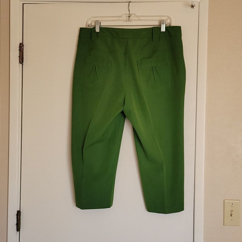 Vintage Kelly Green Saragango Collection  Coutour  Dress Gaucho  Pants - Picture 3 of 11
